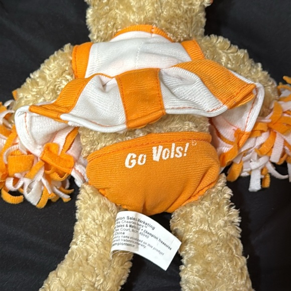 Tennessee Vols Talking Cheerleader Bear - Picture 5 of 9